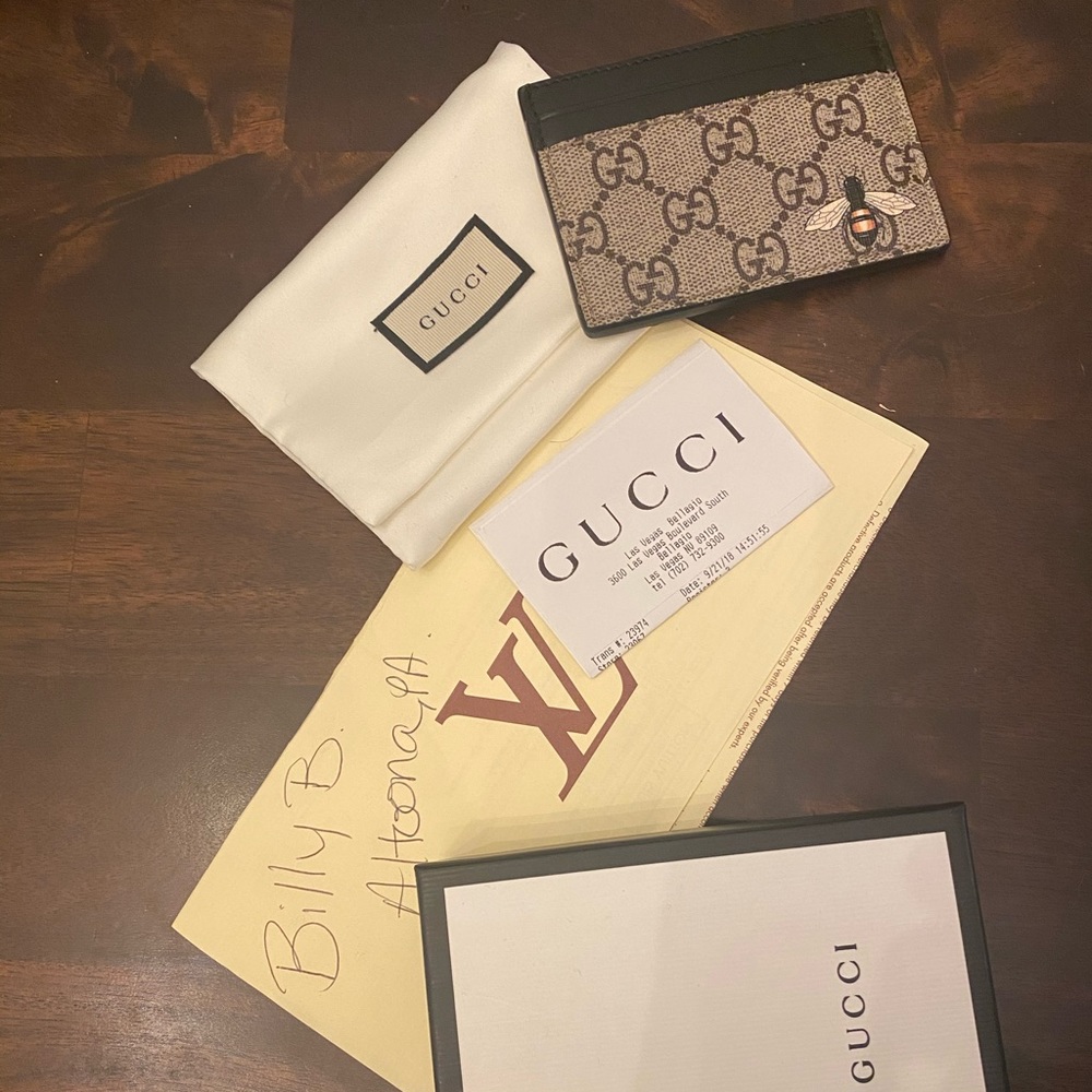 Gucci Bee Cardholder